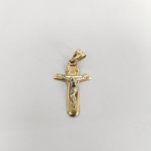 CRUCIFIJO ORO 14 K 1,40 GRMS (SEMINUEVO)