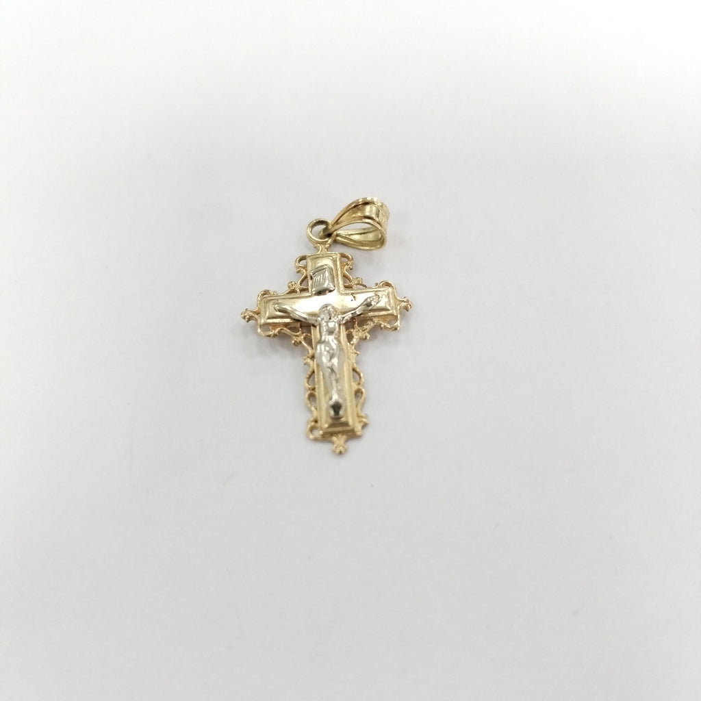 CRUCIFIJO ORO 14 K 0,80 GRMS (SEMINUEVO)