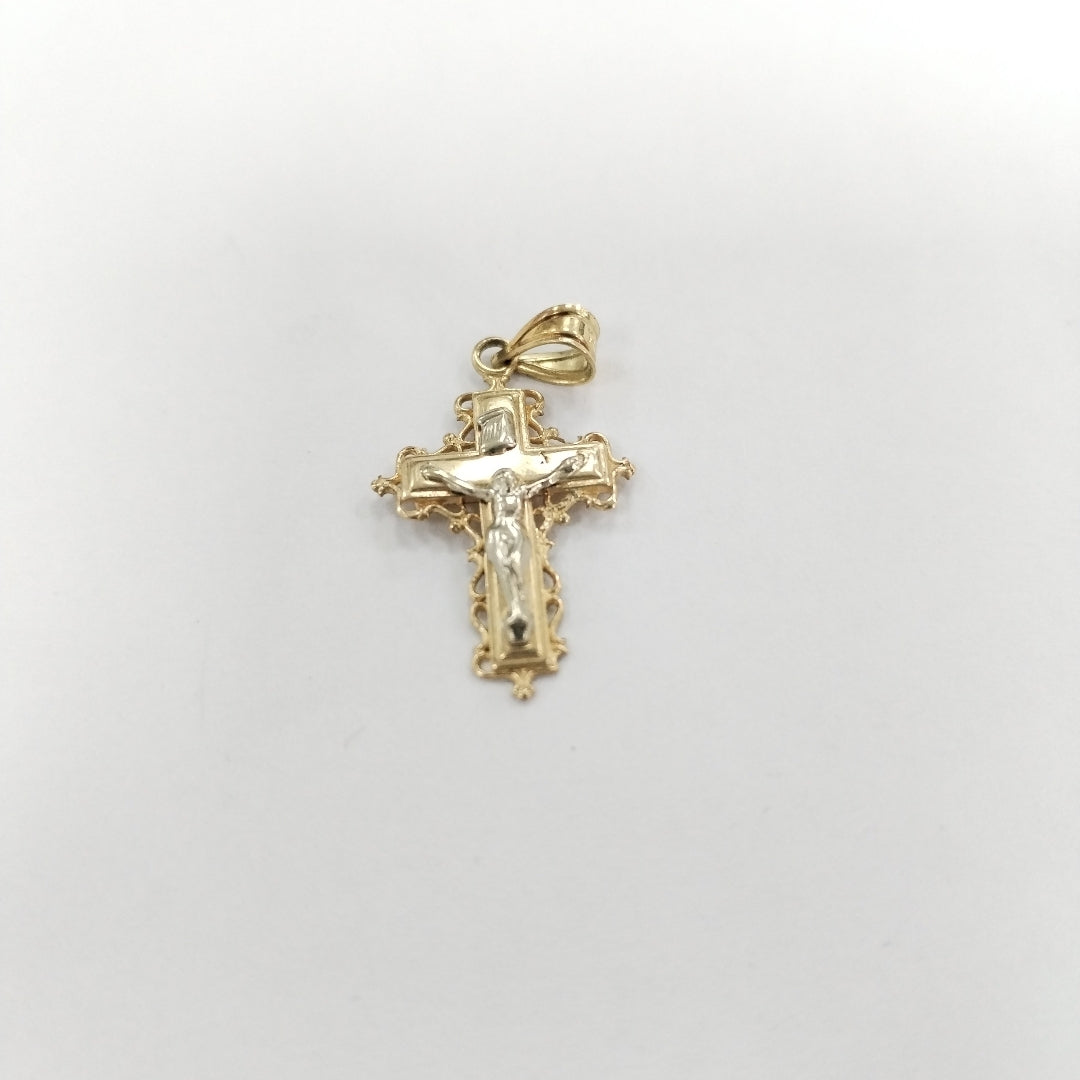 CRUCIFIJO ORO 14 K 0,80 GRMS (SEMINUEVO)