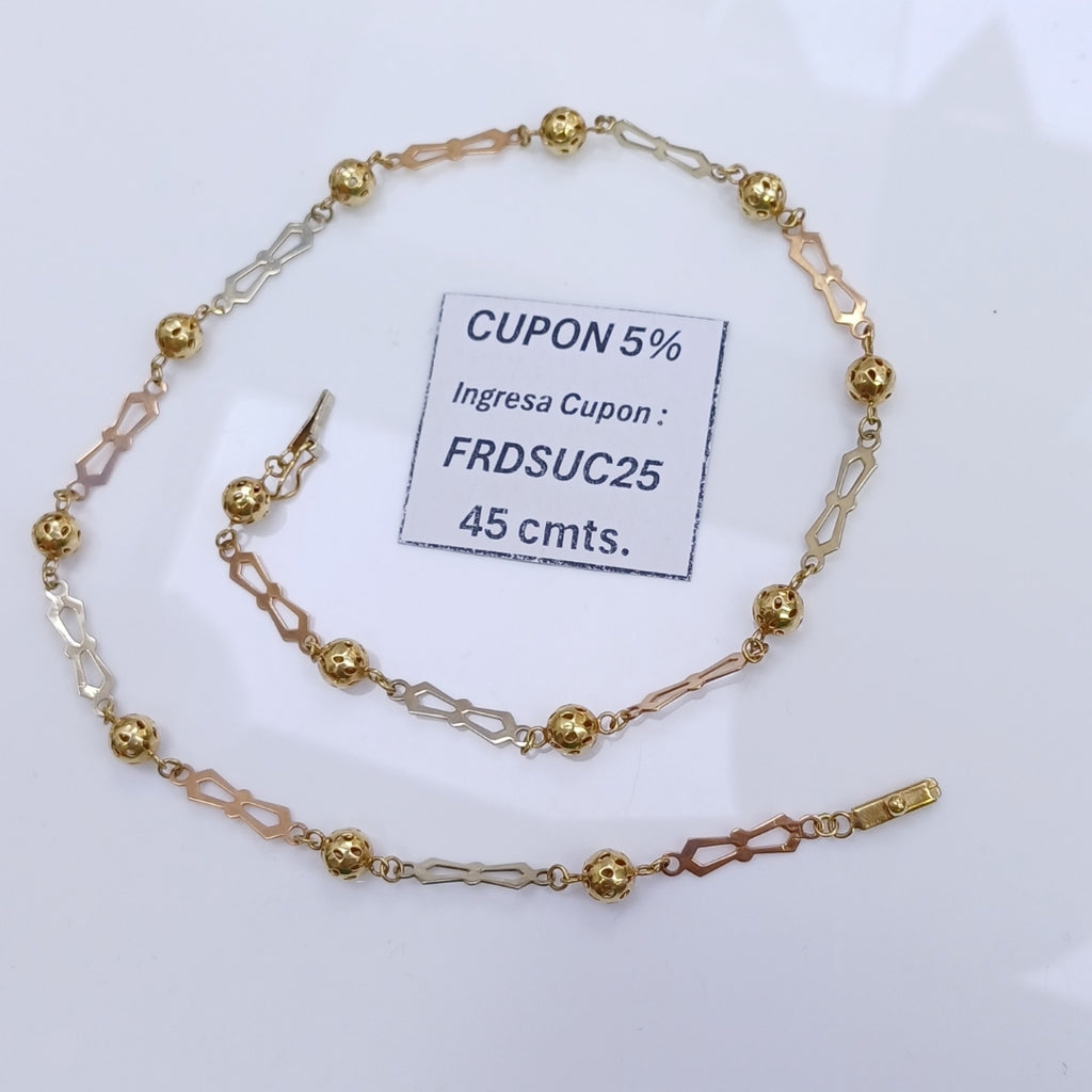 COLLAR ORO 14 K 11.5 GRMS (SEMINUEVO)