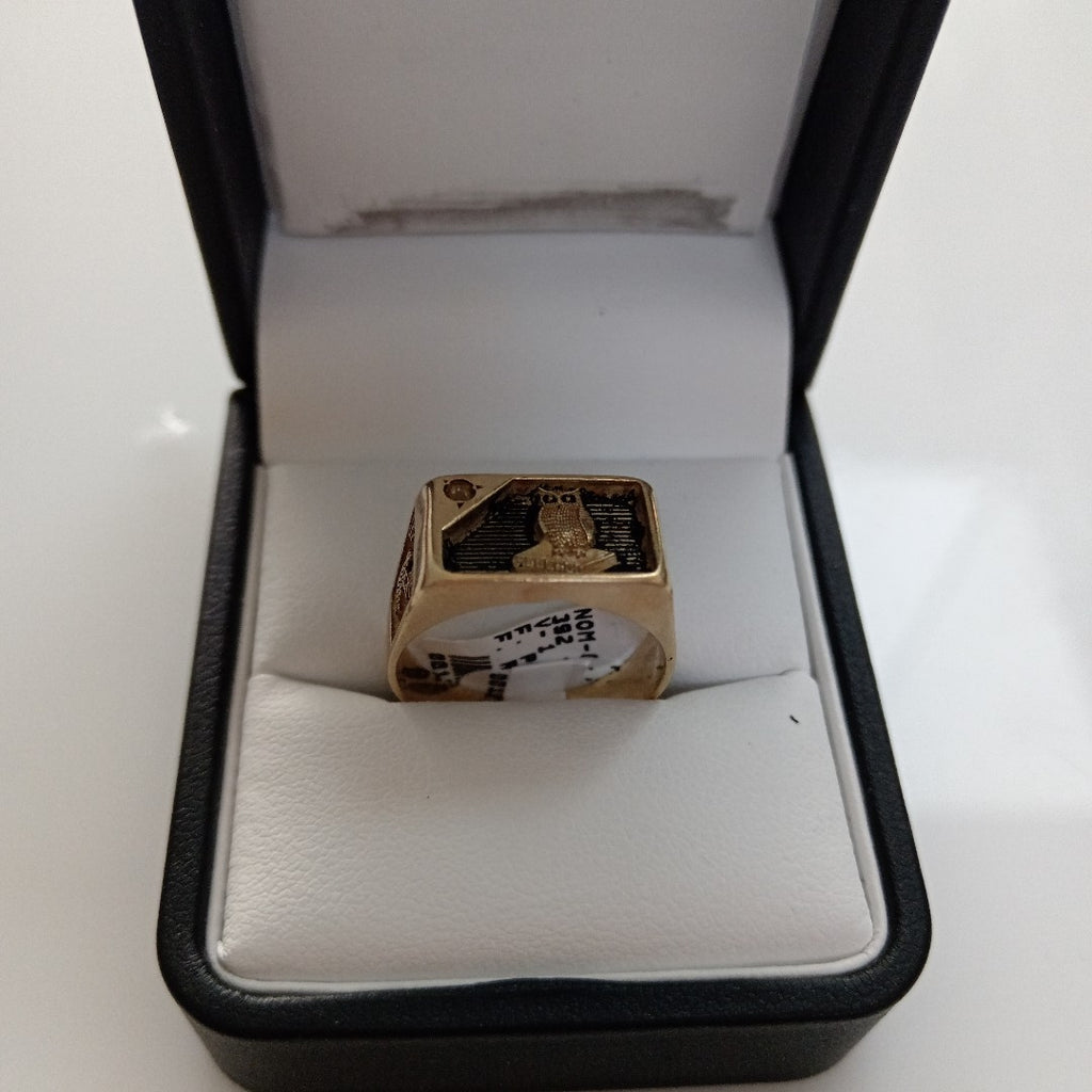 ANILLO DE GRADUACIÓN ORO 8 K 9.2 GRMS (SEMINUEVO)