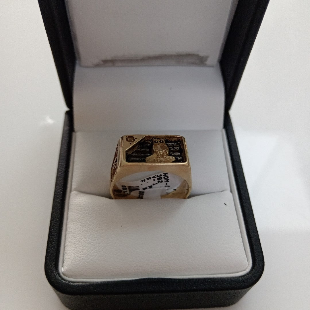 ANILLO DE GRADUACIÓN ORO 8 K 9.2 GRMS (SEMINUEVO)