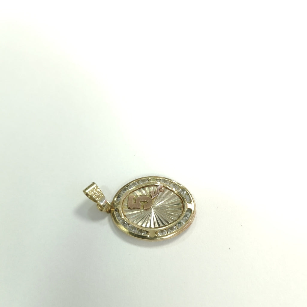 DIJE ORO COMBINADO 10 K 0,90 GRMS (SEMINUEVO)