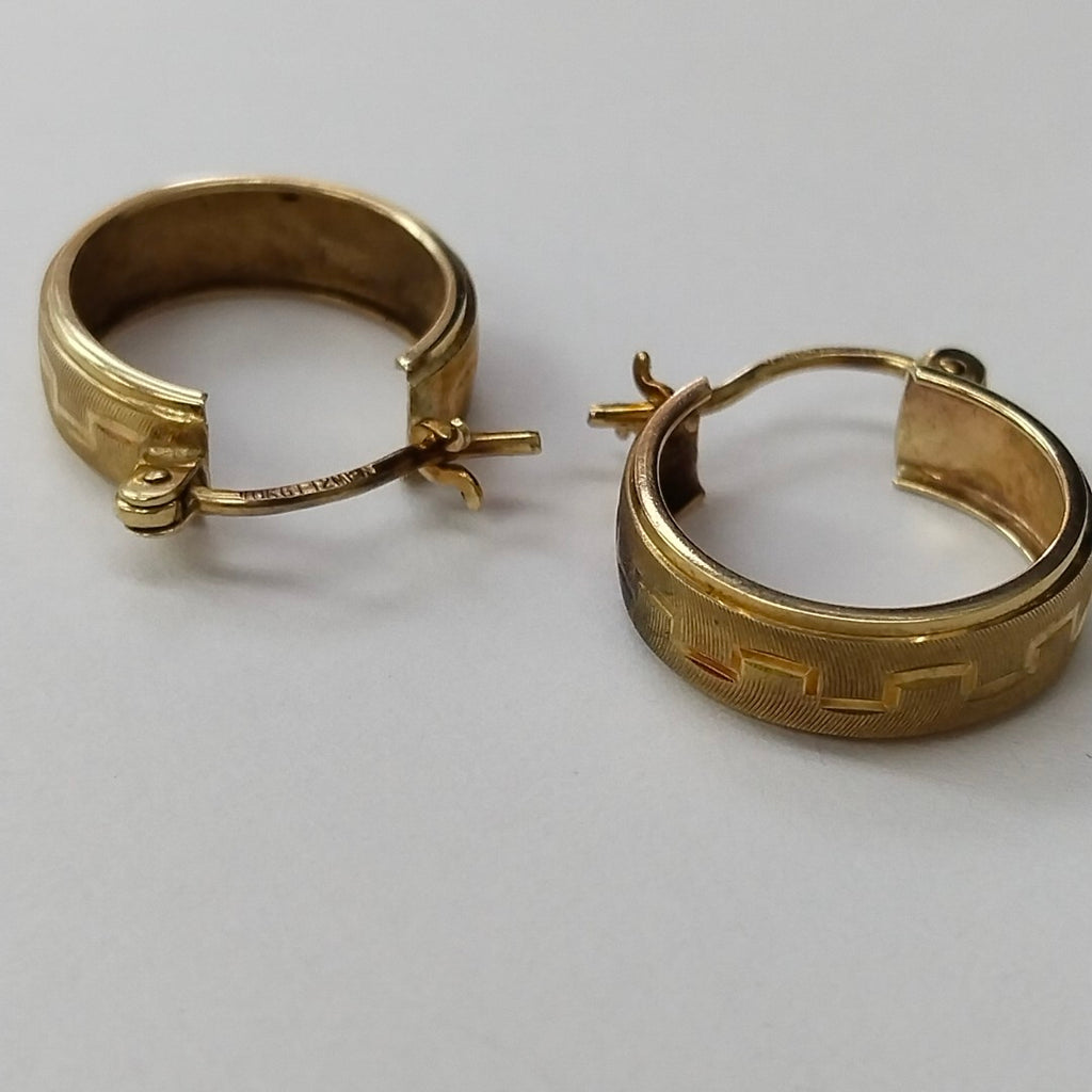 ARRACADAS PAR ORO 10 K 1.6 GRMS (SEMINUEVO)