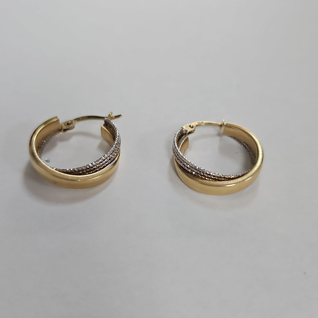 ARRACADAS PAR ORO 14 K 2,80 GRMS (SEMINUEVO)