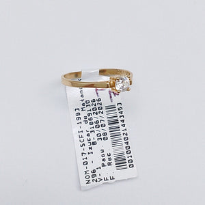 ANILLO ORO 14 K 1,30 GRMS (SEMINUEVO)