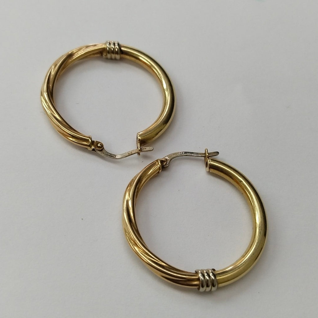 ARRACADAS PAR ORO 14 K 3,30 GRMS (SEMINUEVO)