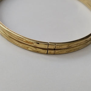 PULSERA RIGIDA ORO 10 K 8 GRMS (SEMINUEVO)
