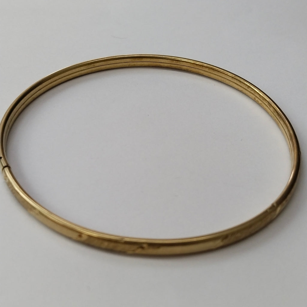 PULSERA RIGIDA ORO 10 K 5,20 GRMS (SEMINUEVO)