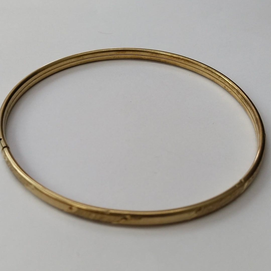 PULSERA RIGIDA ORO 10 K 5,20 GRMS (SEMINUEVO)