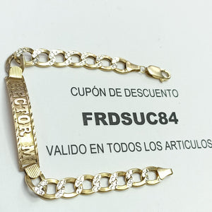 ESCLAVA ORO,RODIADO 14 K 13,00 GRMS (SEMINUEVO)