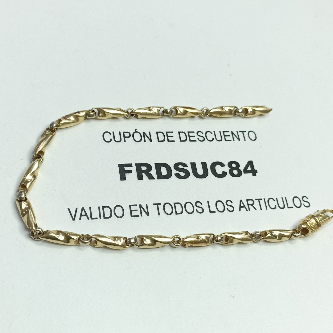 PULSERA ORO,ORO COMBINADO 14 K 17,50 GRMS (SEMINUEVO)