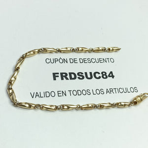 PULSERA ORO,ORO COMBINADO 14 K 17,50 GRMS (SEMINUEVO)