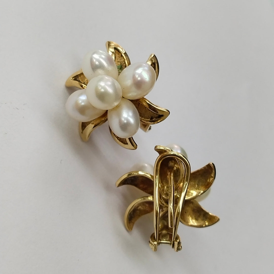 ARETES PAR ORO 14 K 7.3 GRMS (SEMINUEVO)