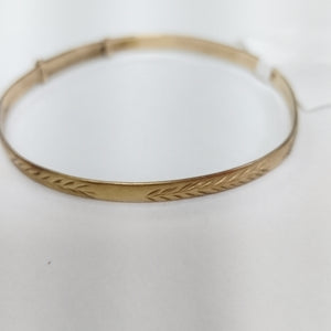 PULSERA RIGIDA ORO 10 K 7.1 GRMS (SEMINUEVO)