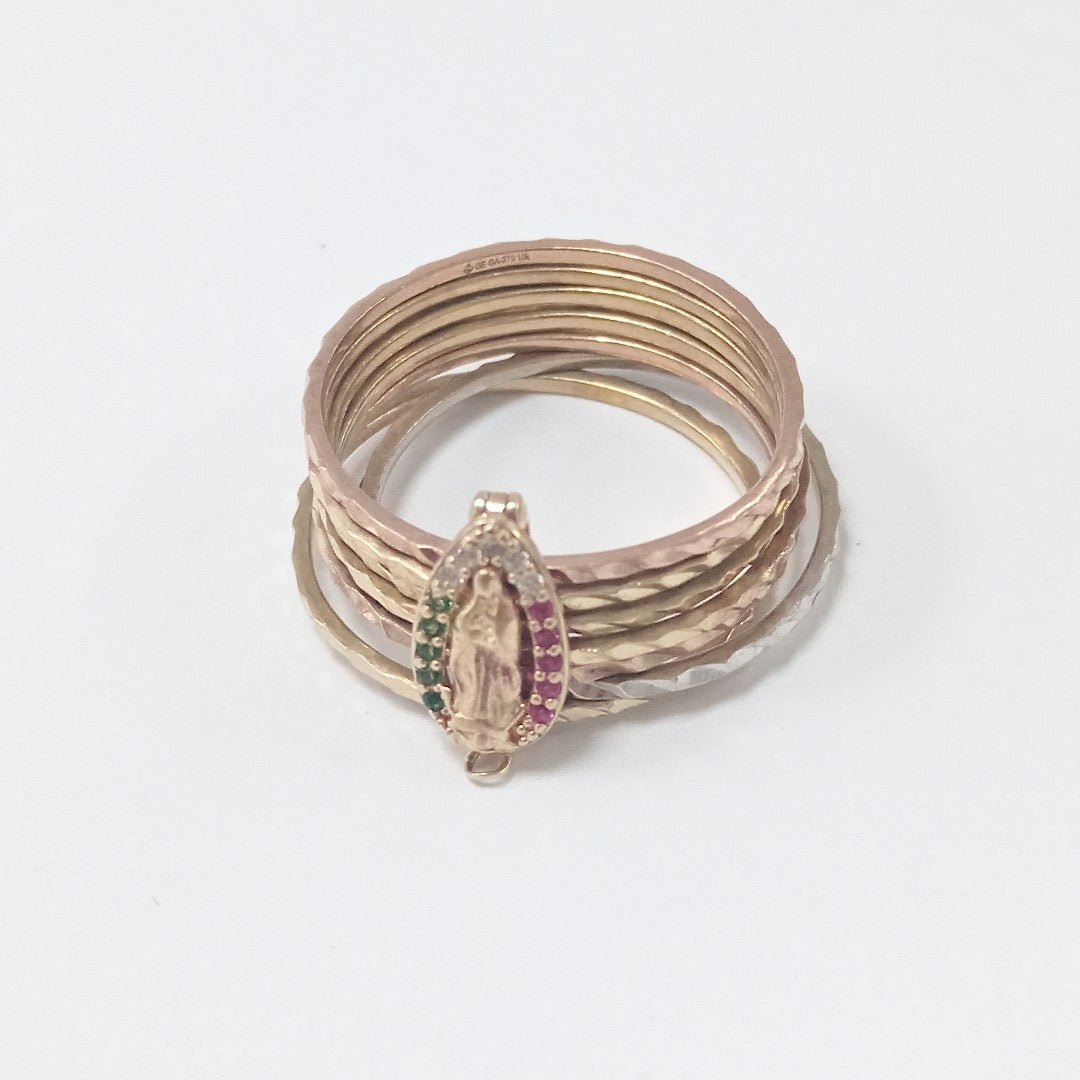 ANILLITO ORO,ORO COMBINADO 10 K 4,50 GRMS (SEMINUEVO)