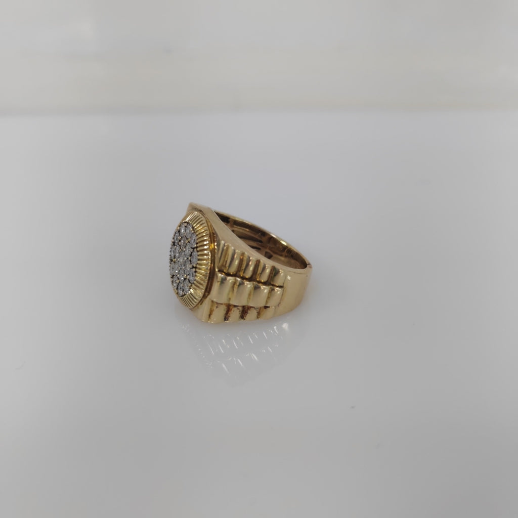 ANILLO ORO 14 K 13.3 GRMS (SEMINUEVO)