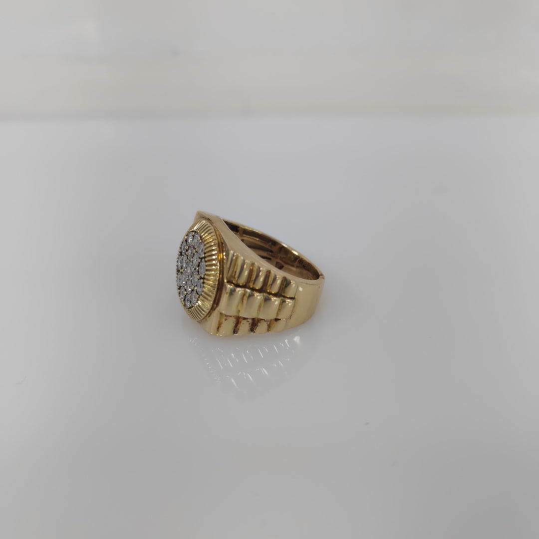 ANILLO ORO 14 K 13.3 GRMS (SEMINUEVO)