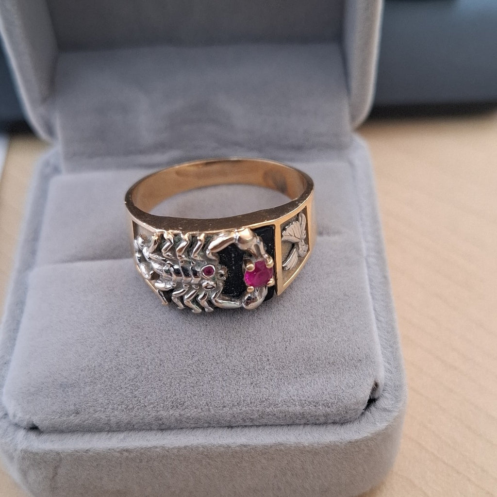 ANILLO ORO 10 K 7.4 GRMS (SEMINUEVO)