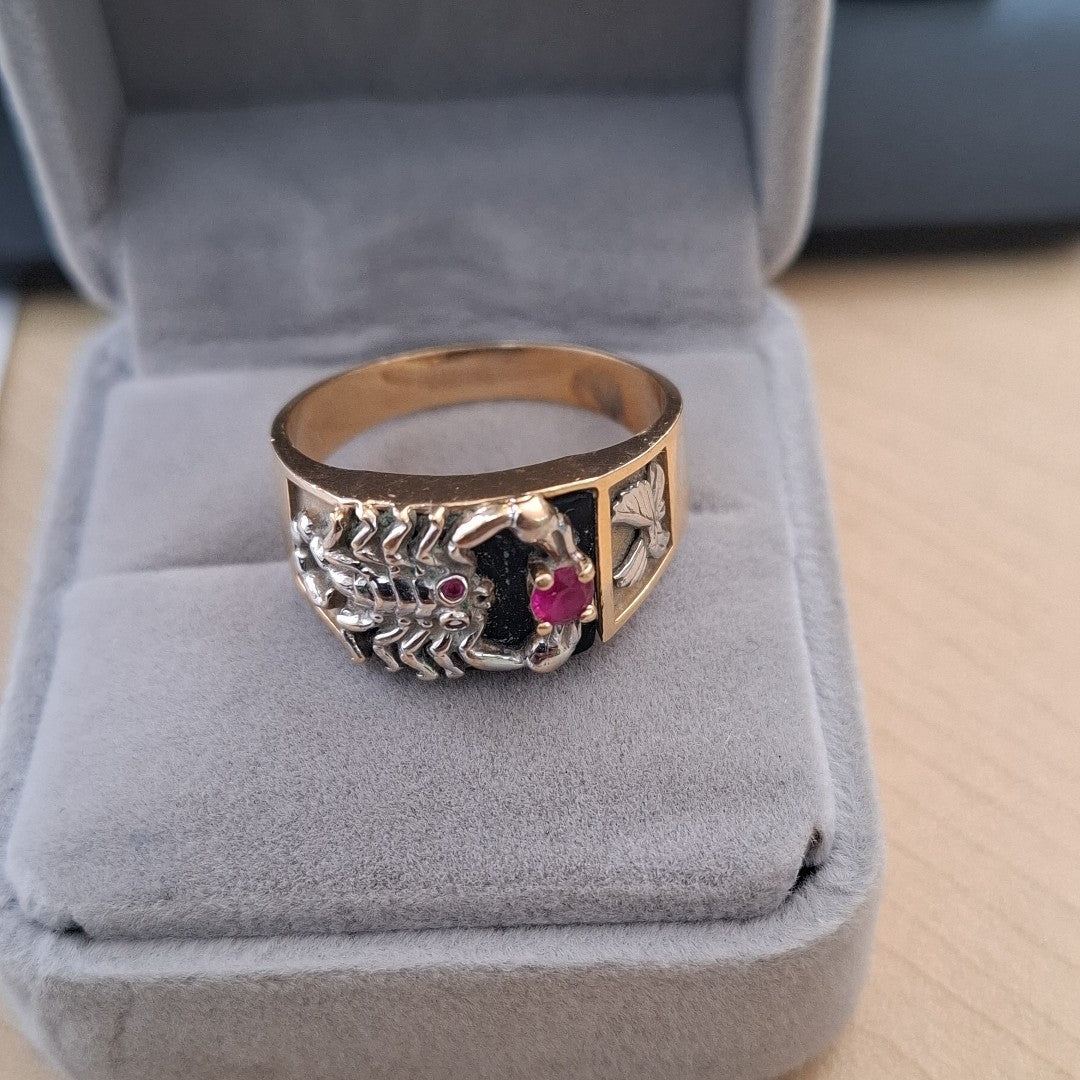 ANILLO ORO 10 K 7.4 GRMS (SEMINUEVO)