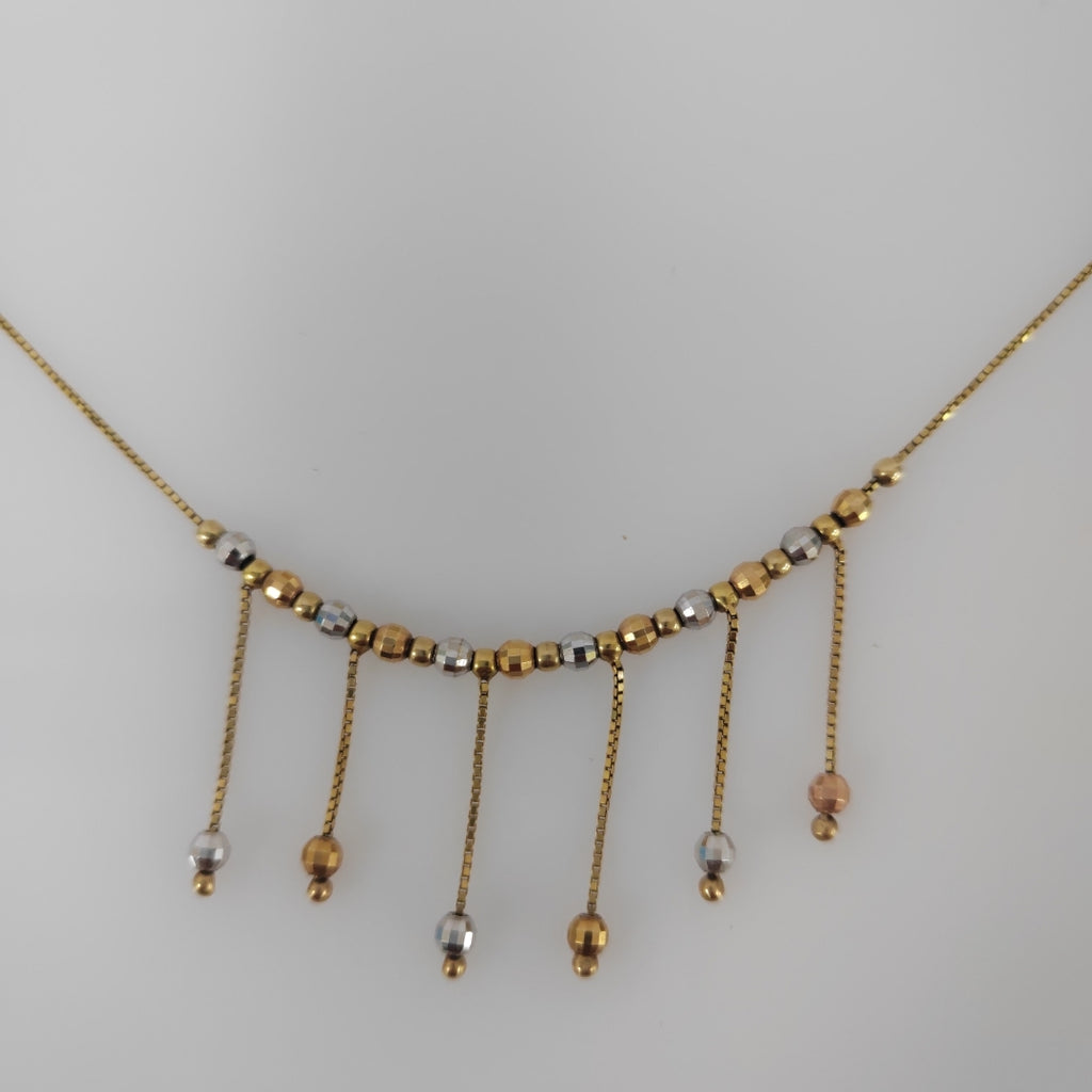 COLLAR ORO 14 K 3.8 GRMS (SEMINUEVO)