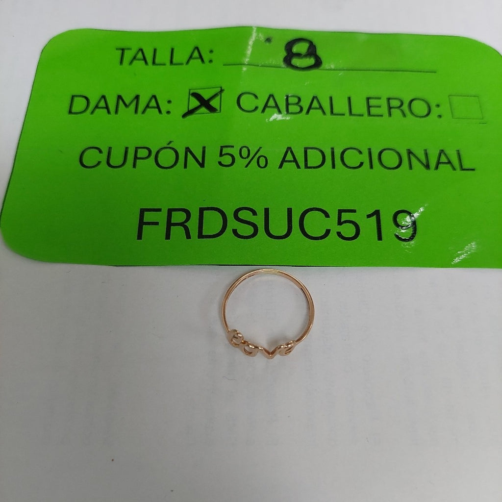 ANILLITO ORO 14 K 1.2 GRMS (SEMINUEVO)