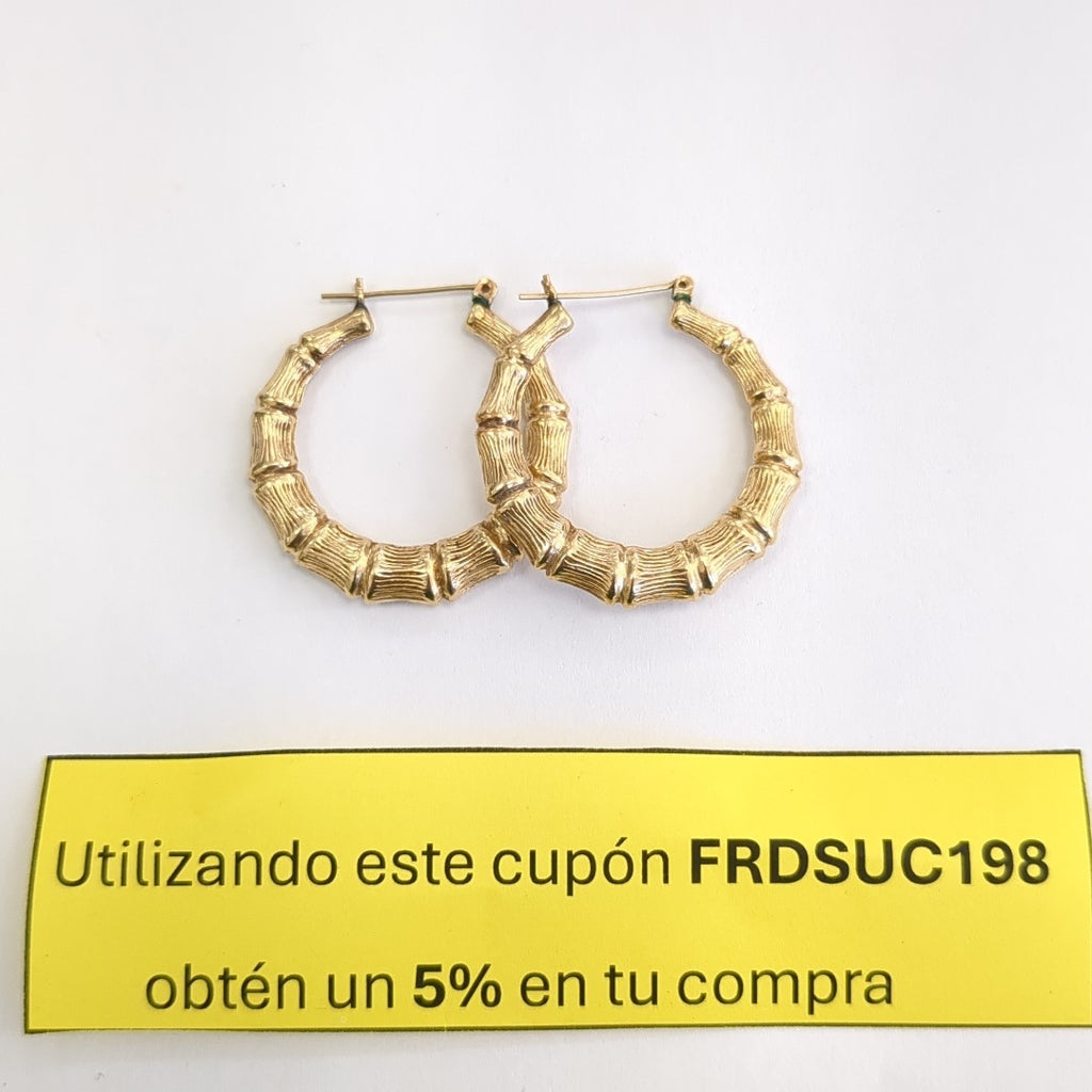 ARRACADAS PAR ORO 14 K 4,20 GRMS (SEMINUEVO)