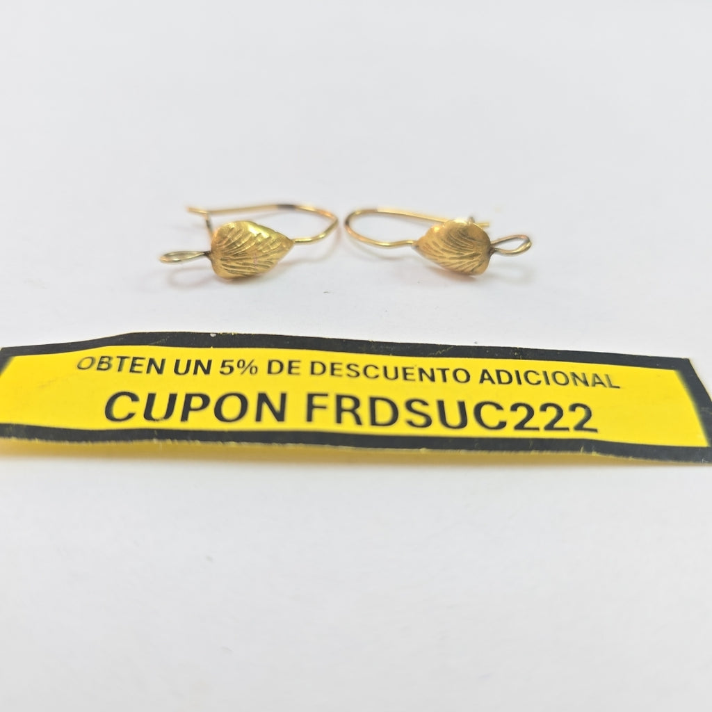 ARETES PAR ORO 10 K 1,20 GRMS (SEMINUEVO)