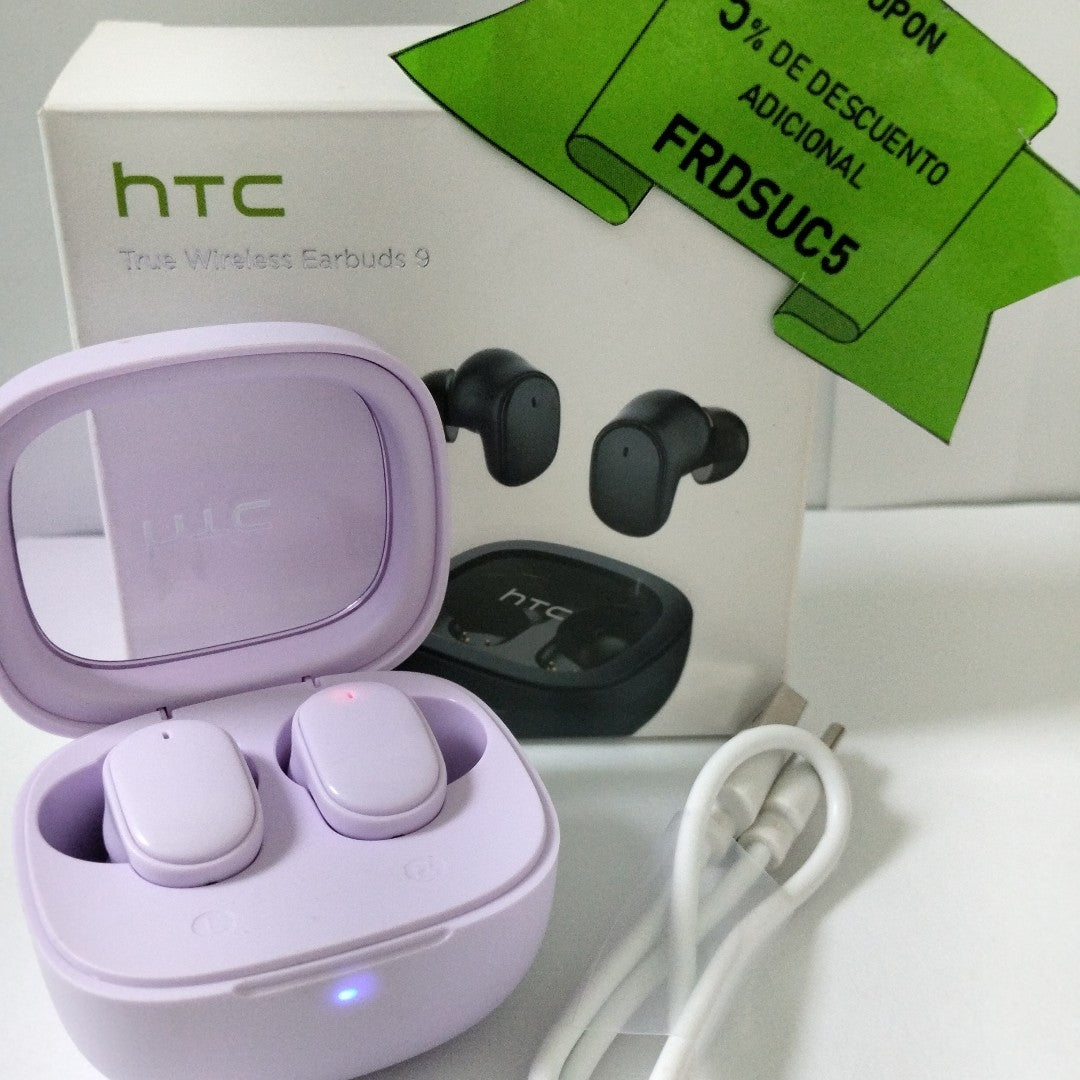 AUDIFONOS HTC EARBUDS 9 INALAMBRICO IN EAR (SEMINUEVO)