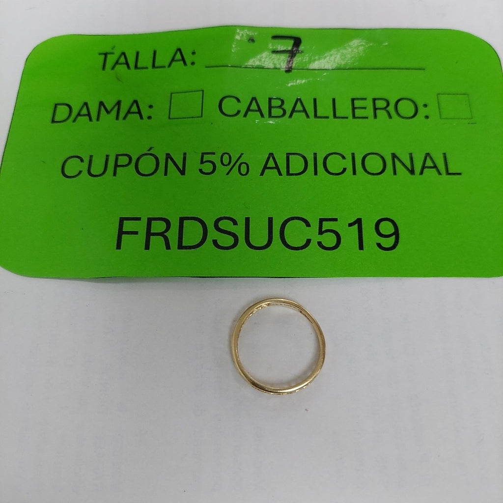 ANILLITO ORO 14 K 1.4 GRMS (SEMINUEVO)