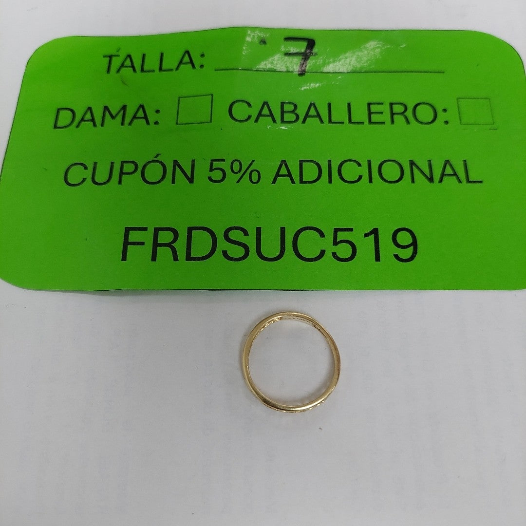 ANILLITO ORO 14 K 1.4 GRMS (SEMINUEVO)