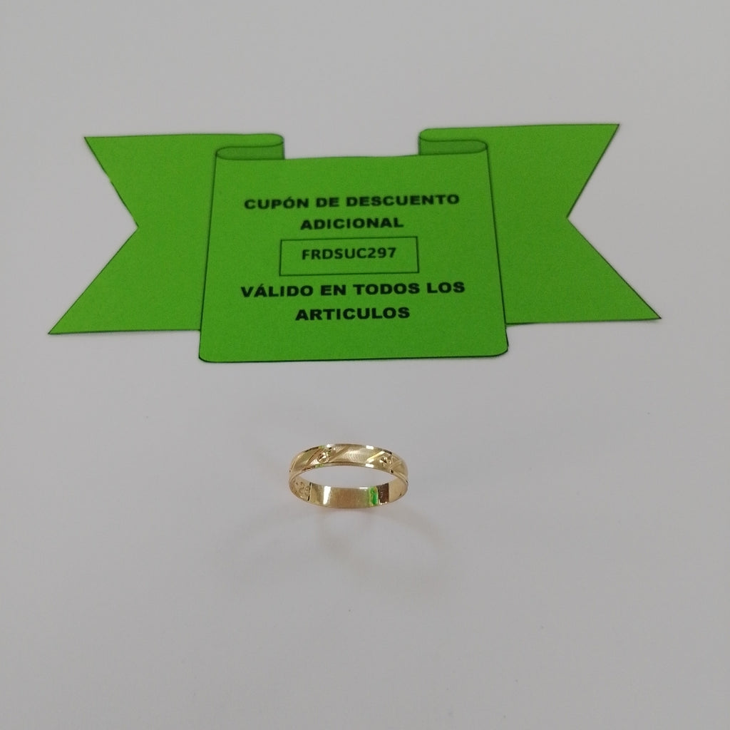 ARGOLLA ORO 10 K 1 GRMS (SEMINUEVO)