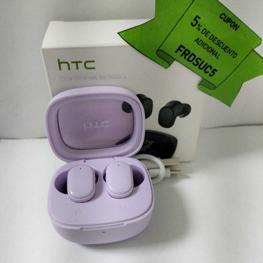 AUDIFONOS HTC EARBUDS 9 INALAMBRICO IN EAR (SEMINUEVO)