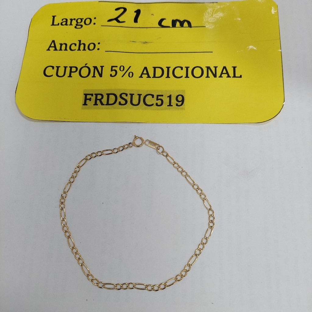 PULSERA ORO 14 K 1.7 GRMS (SEMINUEVO)