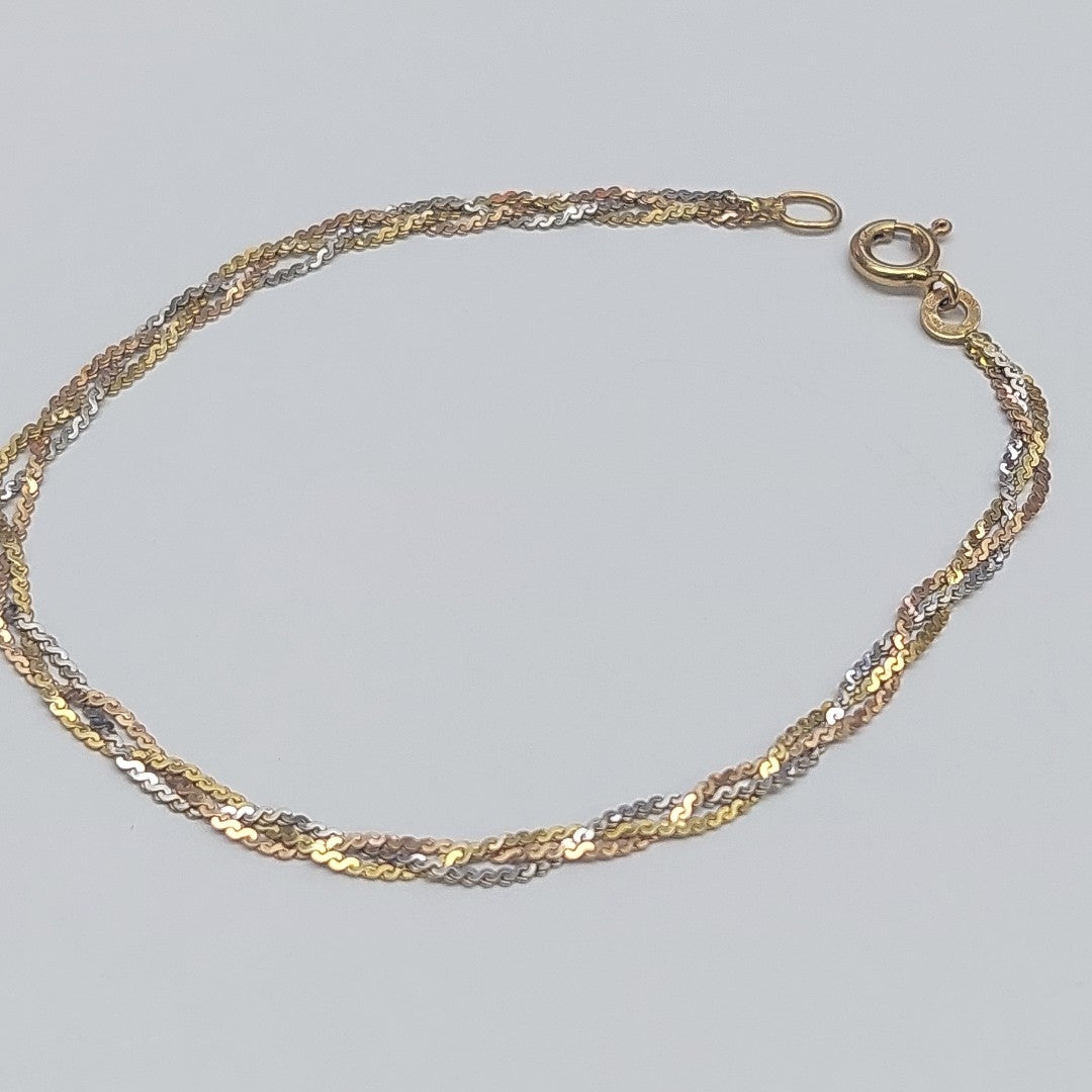 PULSERA ORO 14 K 2.4 GRMS (SEMINUEVO)