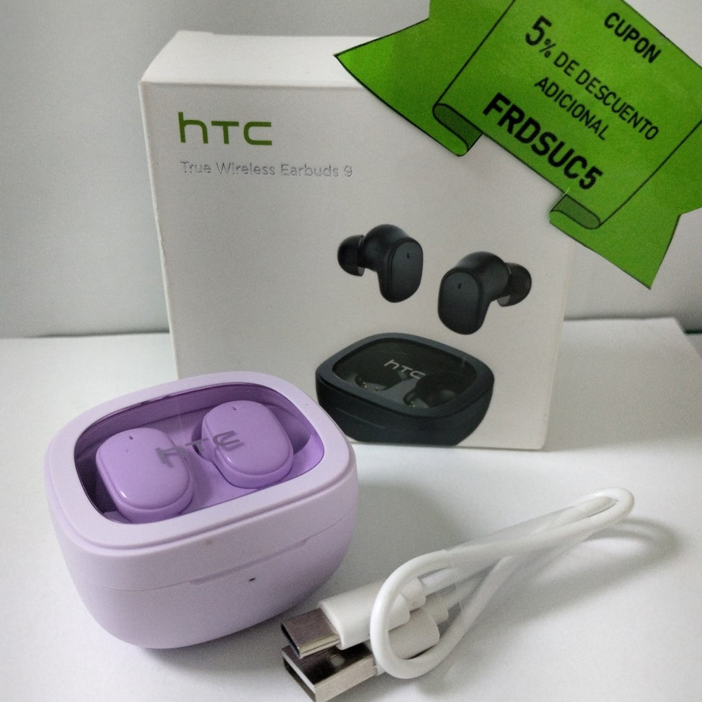 AUDIFONOS HTC EARBUDS 9 INALAMBRICO IN EAR (SEMINUEVO)