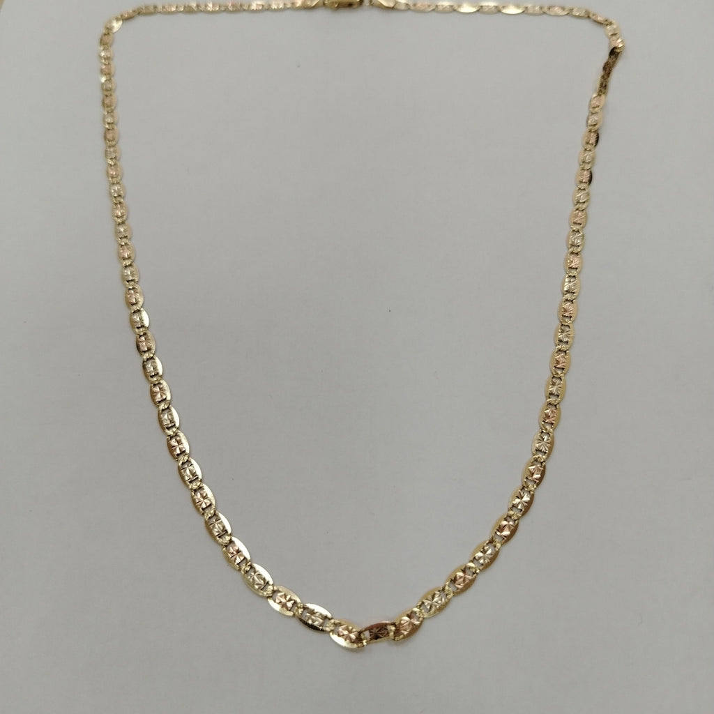 CADENA ORO, ORO COMBINADO 14 K 9 GRMS (SEMINUEVO)