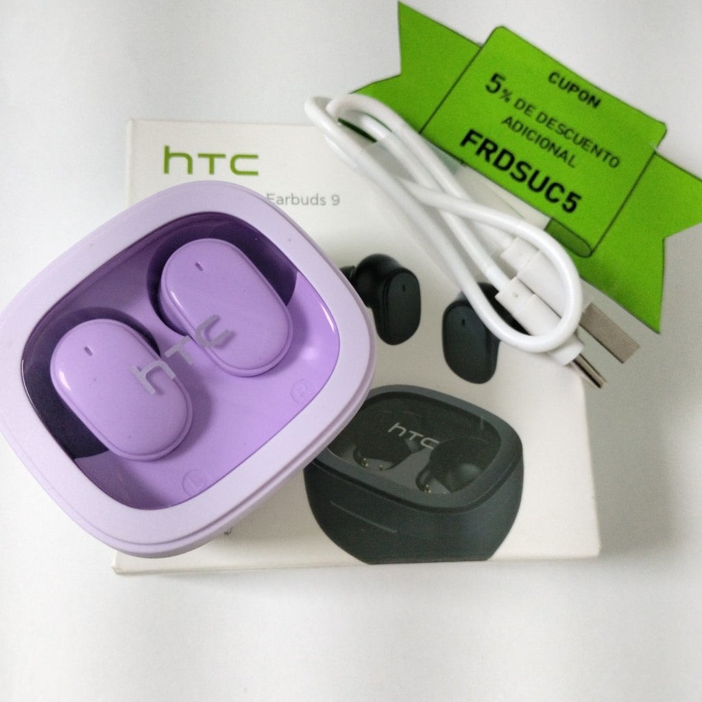 AUDIFONOS HTC EARBUDS 9 INALAMBRICO IN EAR (SEMINUEVO)