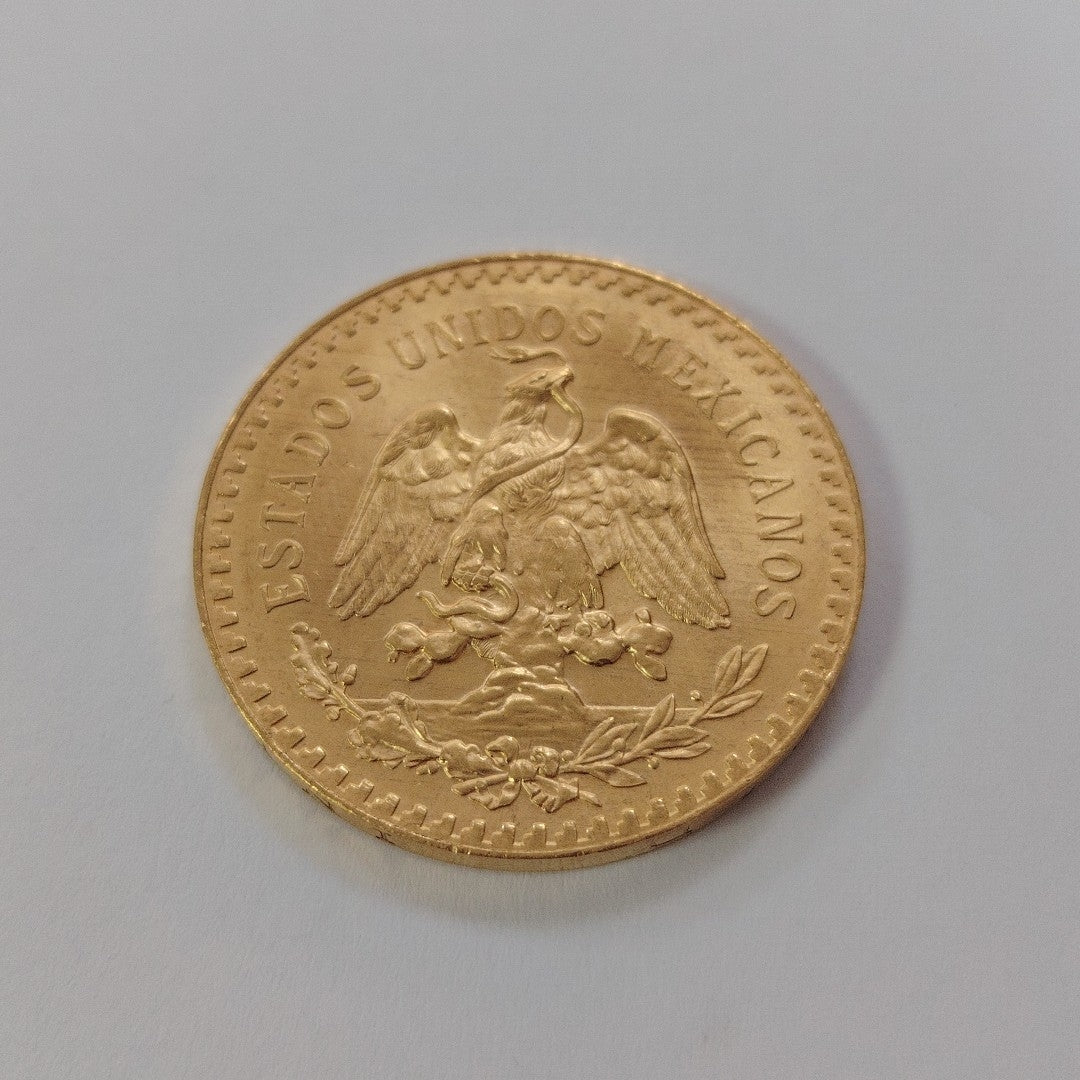 K1 41.6 GRMS 21 K IDENTIFICACIÓN MONEDA NOMINATIVA MONEDAS PESOS 50 PESO (SEMINUEVO)