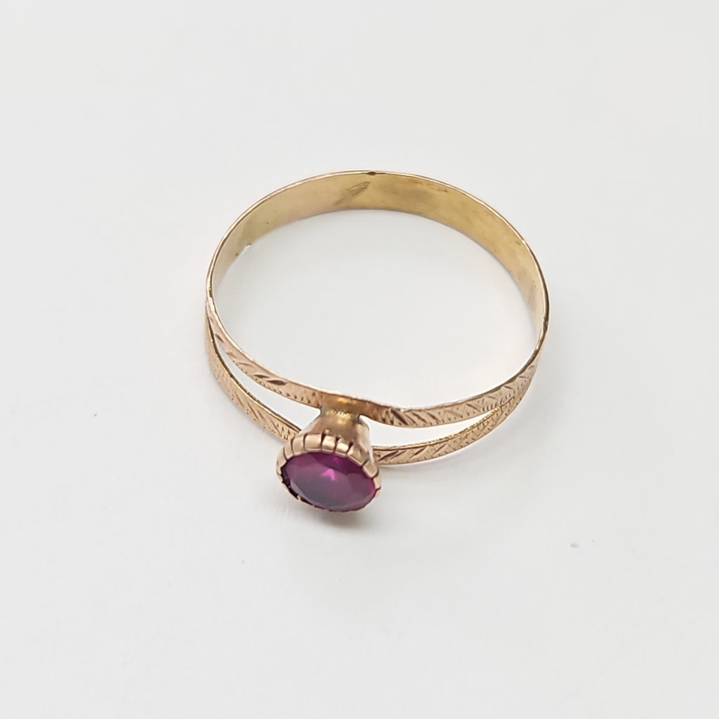 ANILLO ORO 8 K 1,20 GRMS (SEMINUEVO)