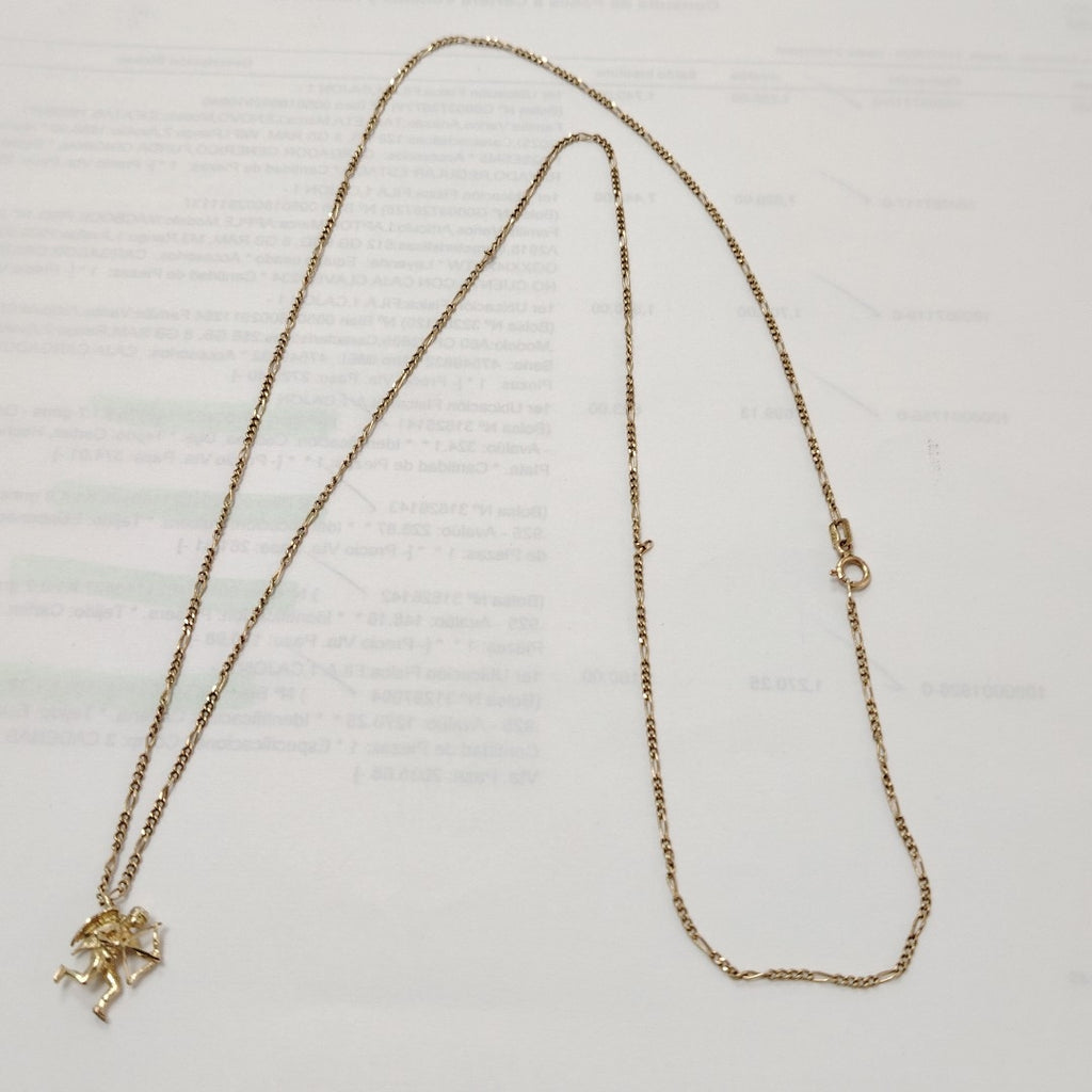 CADENA, DIJE ORO 14 K 4.3 GRMS (SEMINUEVO)