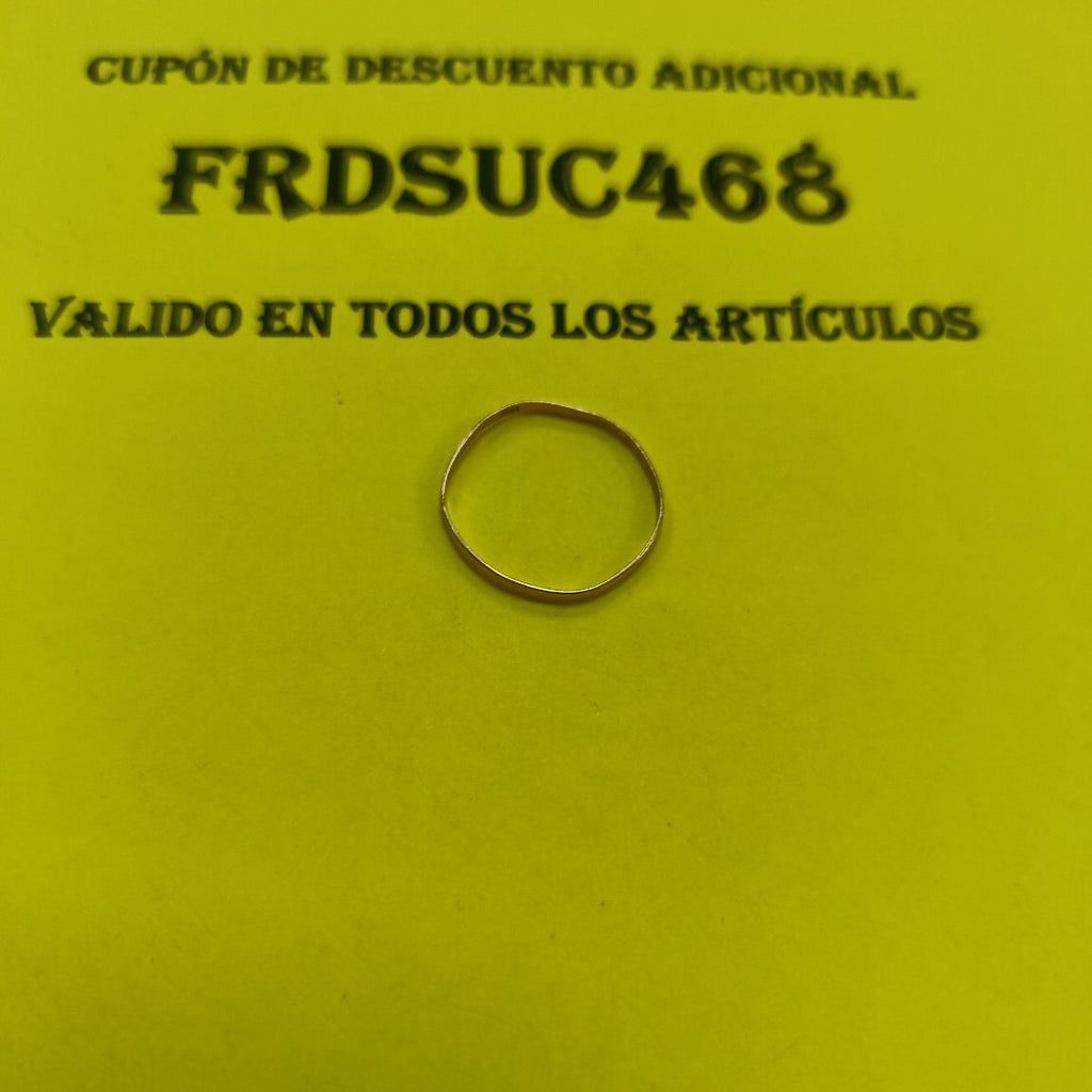 ARGOLLA ORO 18 K 0.5 GRMS (SEMINUEVO)