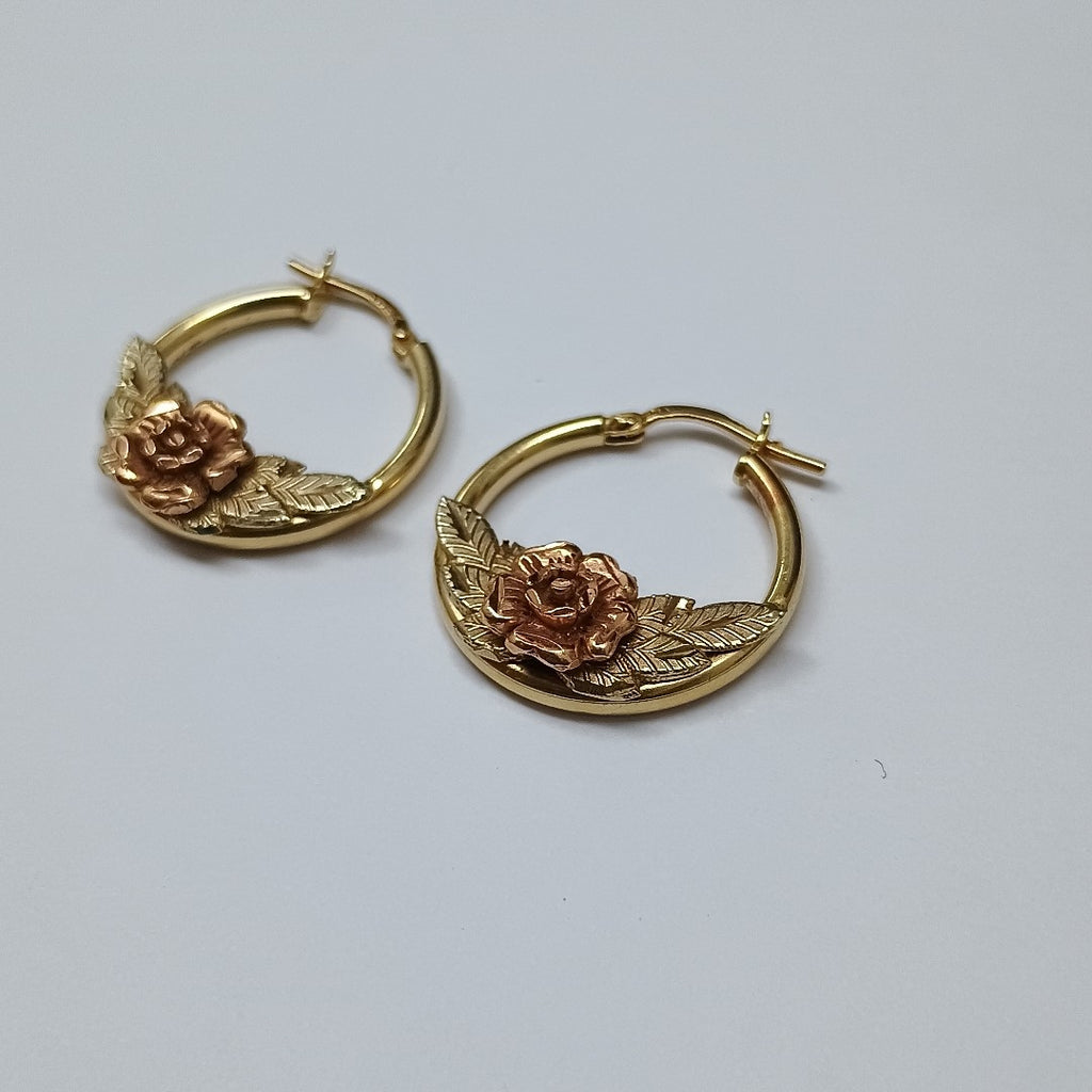 ARRACADAS PAR ORO 14 K 4.3 GRMS (SEMINUEVO)