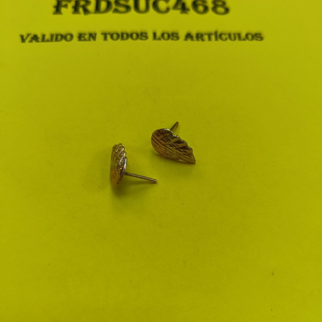 ARETES PAR ORO COMBINADO 10 K 0,90 GRMS (SEMINUEVO)