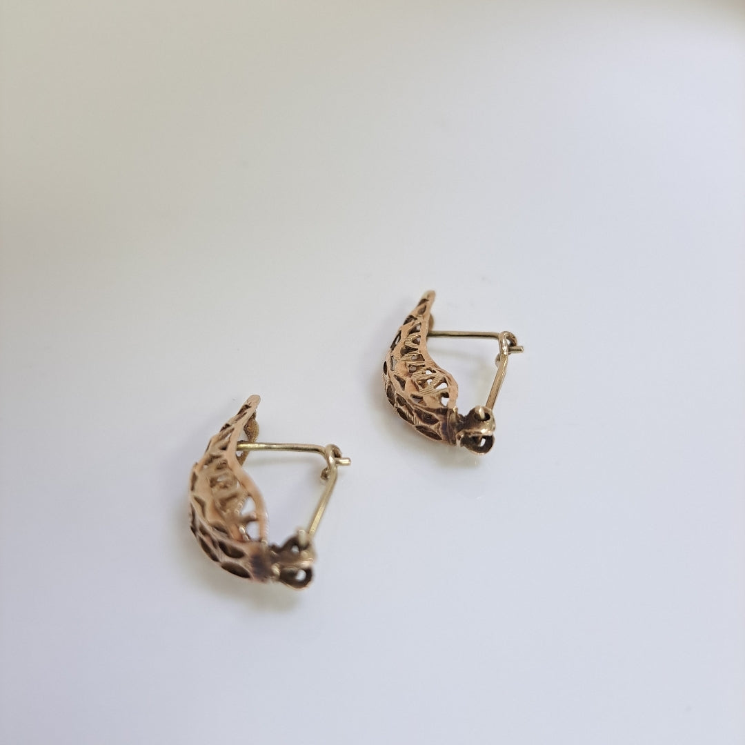 ARETES PAR ORO 8 K 2.6 GRMS (SEMINUEVO)