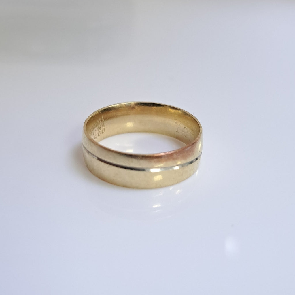 ARGOLLA ORO 14 K 4.3 GRMS (SEMINUEVO)