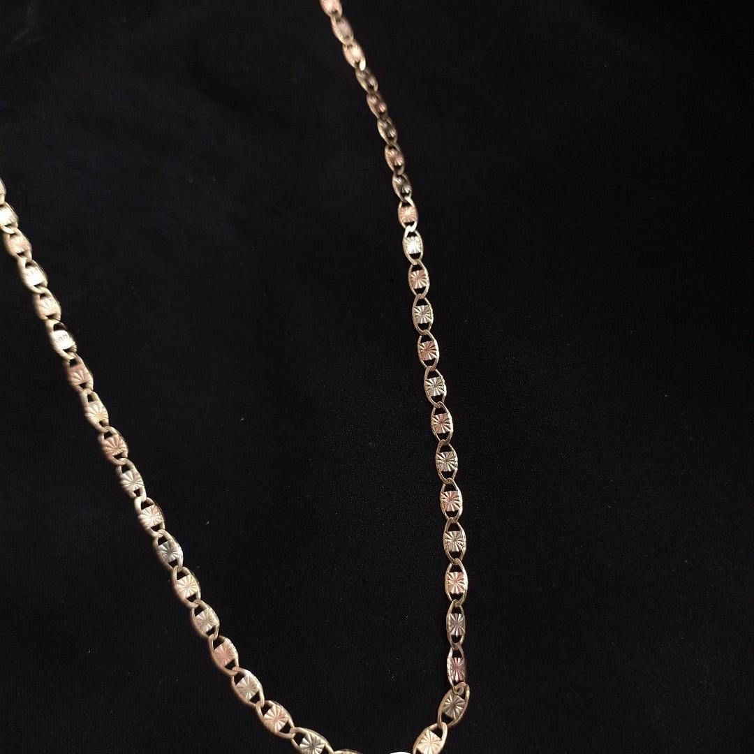 CADENA ORO COMBINADO 10 K 3,50 GRMS (SEMINUEVO)