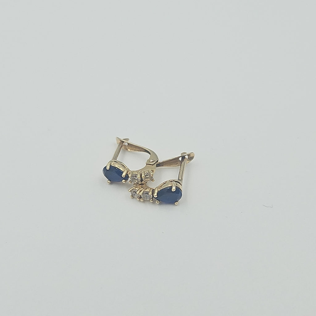 BROQUELES PAR ORO 14 K 1.9 GRMS (SEMINUEVO)