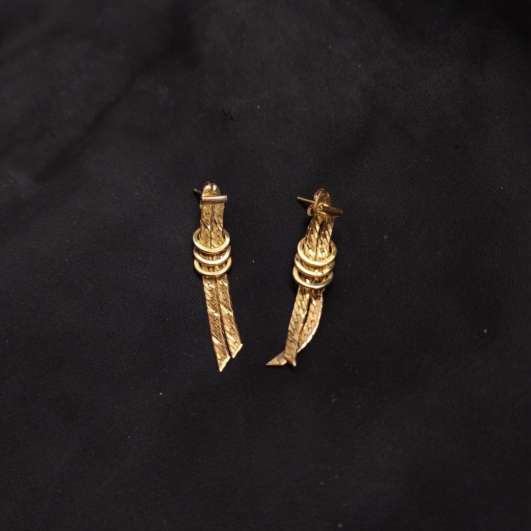 ARETES PAR ORO 14 K 2.9 GRMS (SEMINUEVO)