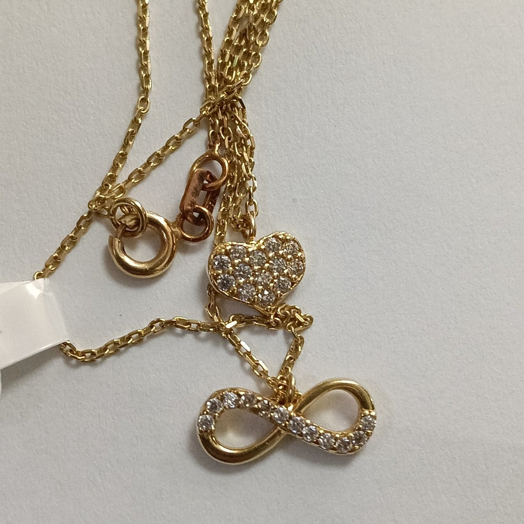 GARGANTILLA ORO 14 K 2.8 GRMS (SEMINUEVO)